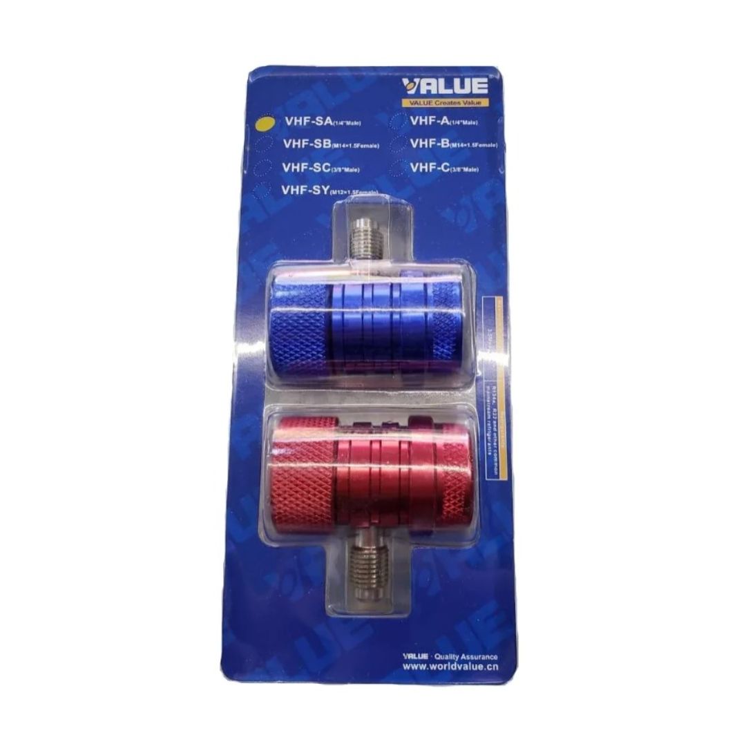 Kit conector VALUE V-VHF-SA 1/4F-AyB----